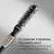 Ikonic Professional Titanium Thermal Hair Brush - THB 25 (Black & Grey)