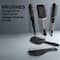 Ikonic Professional Titanium Thermal Hair Brush - THB 25 (Black & Grey)