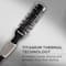 Ikonic Professional Titanium Thermal Hair Brush - THB 32 (Black & Grey)