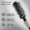 Ikonic Professional Titanium Thermal Hair Brush - THB 43 (Black & Grey)