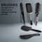 Ikonic Professional Titanium Thermal Hair Brush - THB 43 (Black & Grey)