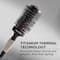 Ikonic Professional Titanium Thermal Hair Brush - THB 52 (Black & Grey)
