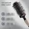 Ikonic Professional Titanium Thermal Hair Brush - THB 52 (Black & Grey)