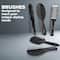 Ikonic Professional No Knot Brush - Big (Black)
