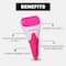 House of Beauty Ice Roller Pink For Dark Circles & Soothes Irritated & Pimpled Skin (1 Pc)