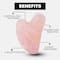 House of Beauty Rose Quartz Guasha Face Massager