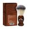 Man Arden Vintage Finish Premium Shaving Brush With Ultra Soft & Absorbent Bristles & Long Handle - Brown