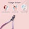 GUBB Nail Nipper Cuticle Cutter - Pink (60g)
