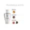 AJMAL Colaba Mukhallat Floral Oriental And Carbon Homme Deodorant Citrus Spicy Fragrance - (2Pcs)