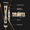 Bronson Professional 4 in 1 Travel Brush Foundation, Powder, Eyeshadow & Flat Brush