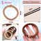 Mjaestique Thick Woven Hair Elastics with Glitter Beads (5 pcs)