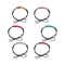 Majestique Elastic Hair Ties with Rhinestone Tubes (6 pcs)