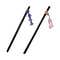 Majestique Wooden Hair Sticks with Pink and Blue Charms (2 pcs)