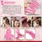 Majestique Hair Section Alligator Clips Set - Pink (6 pcs)