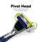 LetsShave Pro 6 Plus Shaving Razor For Men - Black, Grey