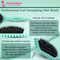 Majestique Curly Detangler Flat Hair Brush for Women - Green