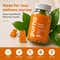Purna Gummies Vitamin C Orange Gummies with Vitamin D3 and Zinc for Immunity & Clear Skin (30 pcs)