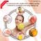 Majestique Loofah with Shampoo Massager - Orange