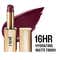 Lakme Bejewel 3D Matte Slim Bullet Lipstick with Vitamin E for Hydrated Lips - Wine Whisper (3.4 g)
