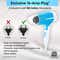 Vega U Style 1400-1600W Foldable Hair Dryer for Women & Men with 2 Speed/3 Heat Settings (VHDH-32)