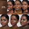 FAE Beauty Face Card Skin Tint Serum Foundation Trial Kit Very Deep (6 pcs)