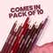 MARS Edge of Desire Matte Lip Liner - Set of 10 (10 pcs)
