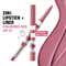 Lakme 9to5 Hya Beach Edit, Lipstick + Liner Duo, SPF Matte Finish Lipstick – Pro Pink, (2 + 0.2 g)