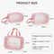 Bronson Professional Makeup Pouch Travel Toiletries Organizer Set (3 pcs)