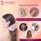 Majestique Leaf Shape Hair Massager Scalp Brush - Pink