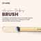 MARS Artist's Arsenal Angular Buffing Brush Golden (1 pc)