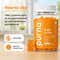 Purna Gummies Vitamin C Orange Gummies with Vitamin D3 and Zinc for Immunity & Clear Skin (30 pcs)