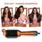 Alan Truman Blow Styling Brush-Blow Dryer Brush+Hair Straightener Hot Brush in One with Storage Case