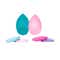 Bronson Professional Makeup Blender Sponge and Puff Set (6Pcs)