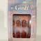 Gush Beauty Nailed It Reusable Luxury Press On Nails With Application Kit - Redhead Energy (24 pcs)