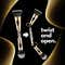 Bronson Professional 4 in 1 Travel Brush Foundation, Powder, Eyeshadow & Flat Brush