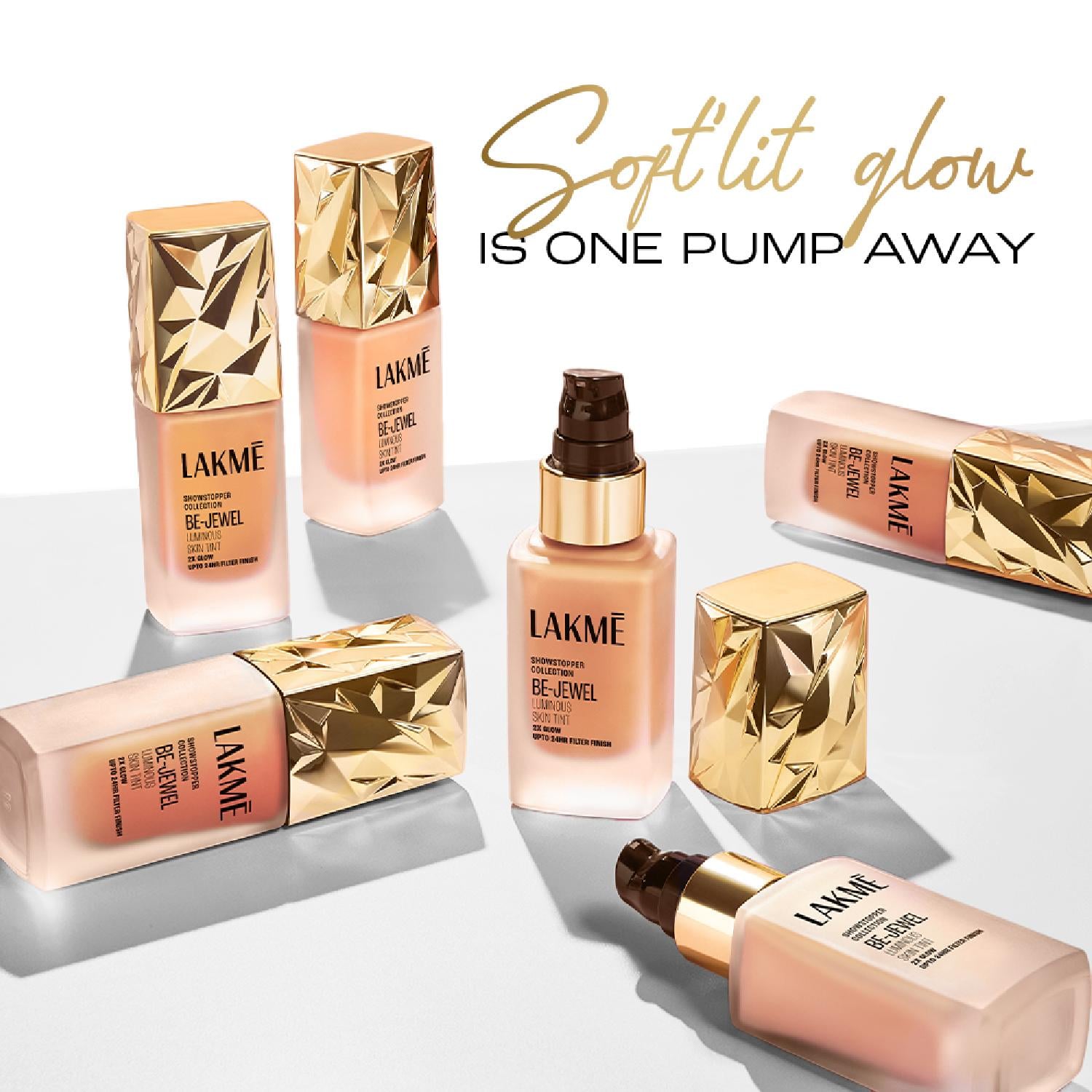 Lakme Be-Jewel Luminous Skin Tint Up to 2X Luminous Glow - Neutral Nude (25 ml)