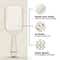 Ikonic Me Paddle Brush IKM-3016 - Sand Beige