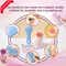 Majestique Premium Baby Hair Brush Comb Set for New Born - Pink (2 pcs)