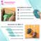 Majestique Hand-Held Loofah Body Wash Sponge for Women - Blue