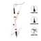 Character Micro Tip Eyebrow Pen/Pencil - CME002 (0.5 ml)