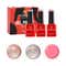 BLUESKY Mini Trio Gel Nail Polish Set UV/LED Required - Platinum 20 Platinum 08 & Qxg095 (3 pcs)