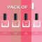 Faces Canada Ultime Pro Splash Mini Nail Enamel Set - Pink Pop (4 pcs)