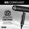 Vega Style Pro 1400-1600W Foldable Hair Dryer with Concentrator Nozzle & Diffuser (VHDH-34)