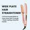 Ktein Hair Straightener - Wide Plate Flat Iron for Damp & Dry Hair with 4 Temperature