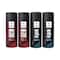 Bombay Shaving Company Red Spice & Black Vibe Combo Deodorant Spray For Men (4 x 150 ml)