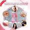 Majestique Vented Round Hair Brush - Pink