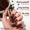 Lakme 9 to 5 Overtime Shine Nail Polish Coffee Edit - 14 Midnight Roast (6 ml)