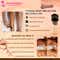 Majestique Tanner Body Brush for Self Tan & Body Glow - Golden