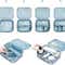 Bronson Professional Portable Dividers Travel Cosmetic Bag Organizer With Makeup Pouch