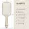 Ikonic Me Paddle Brush IKM-3016 - Sand Beige